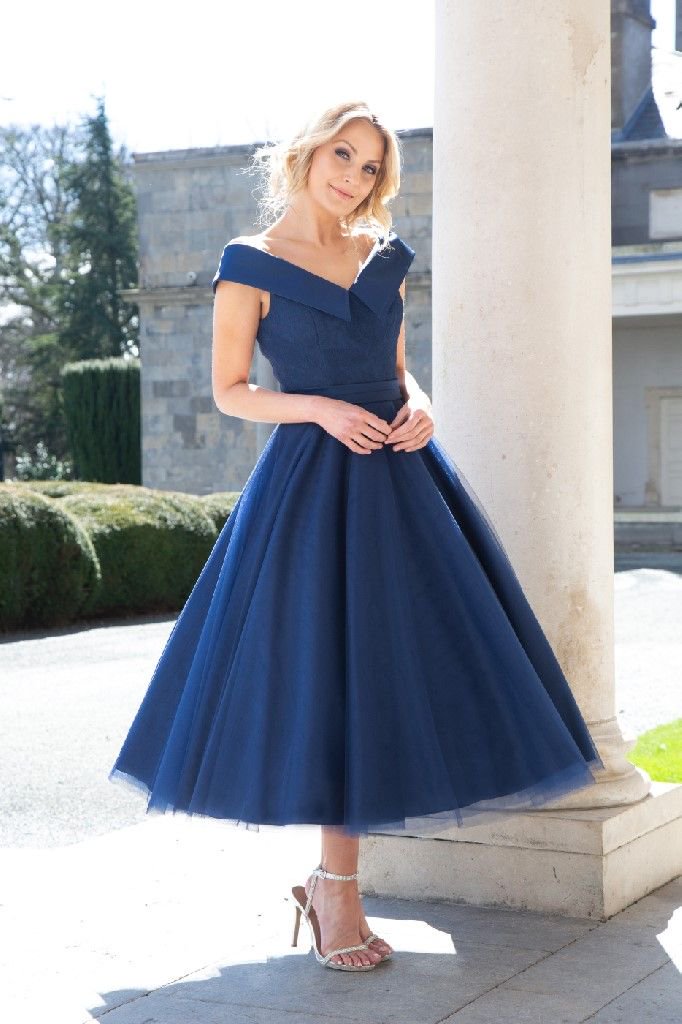 DELIVERY ALERT! Stunning new tea length bridesmaid gown now has now arrived in store. Get your bride tribe together and book an appointment! Xx #wedding #bridetobe #bridesmaid