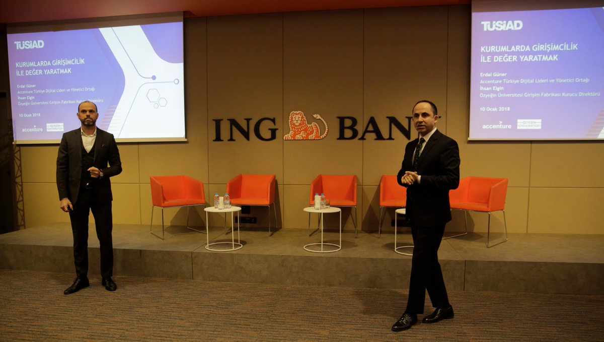 .<a href="/ozyeginuni/">Özyeğin Üniversitesi</a> Girişim Fabrikası Kurucu Direktörü <a href="/ihsanelgin/">ihsan elgin</a> ve @Accenture_TR Ülke Direktörü <a href="/erdalg/">Erdal Guner</a> "Kurumlarda Girişimcilik ile Değer Yaratmak - Kurumların Girişimcilik Dönüşümü" rehber tanıtımı
 #KurumiçiGirişimcilikRehberi