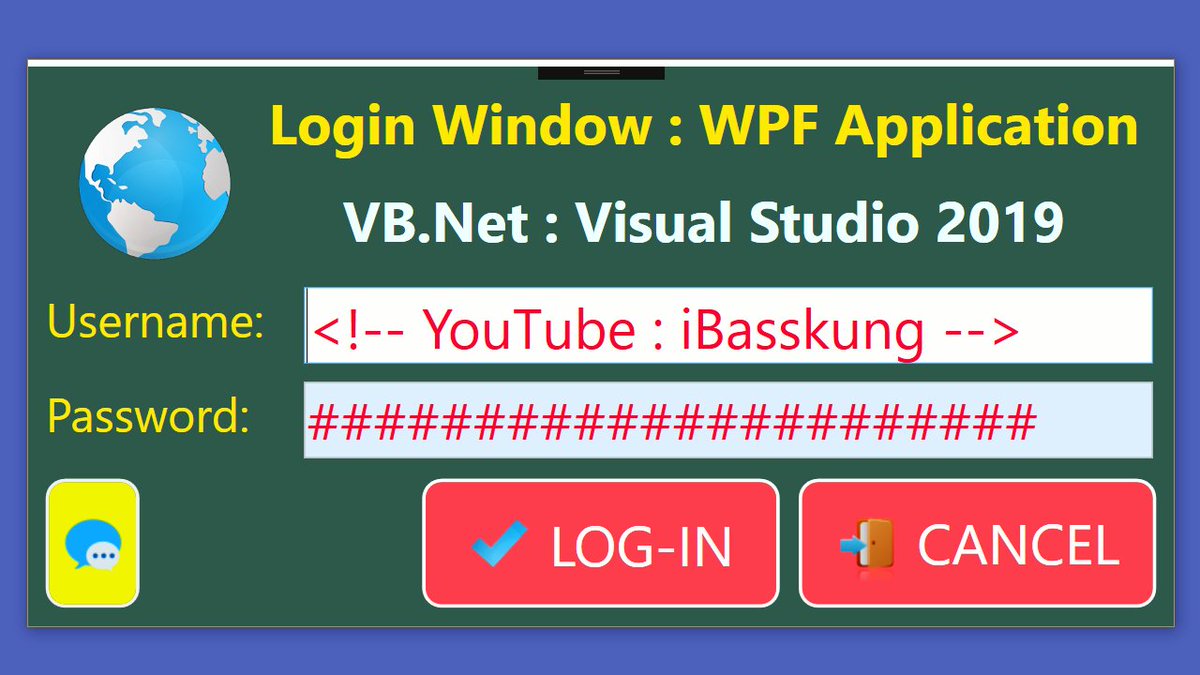IBasskung's tweet photo. 🚀 Visual Studio 2019 : WPF (VB .NET) : Button Animation Using Styles and Triggers 🚀 
.
🎥 Watch on YouTube [Full HD] : https://t.co/8qR2goWxxh
.
🙏 Subscribe for more ➜ https://t.co/Jd7boQ9pig
.
💯 THANK YOU SO MUCH 💯
.
#VisualStudio2019 #WindowsPresentationFoundation #Login https://t.co/WKopXRRXBB