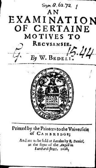 jdmccafferty's tweet photo. 10 Jan 1597: William Bedell future bishop & translator of the #Bible into #Gaelic #Irish ordained priest at #Colchester #otdo https://t.co/YqjxWApy6K