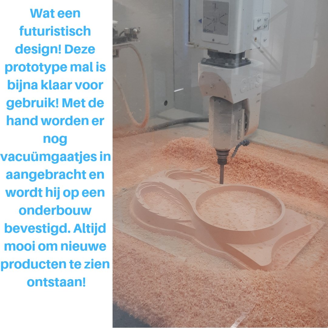 PlasticaBV's tweet photo. #plasticathermoforming #nieuweproducten #prototyping #cncfrezen #5assig #cms #donderdag #uitdaging #rapidprototyping #vacuumvormen #vacuumforming #thermoforming #prototype https://t.co/kKOmnoXjfX