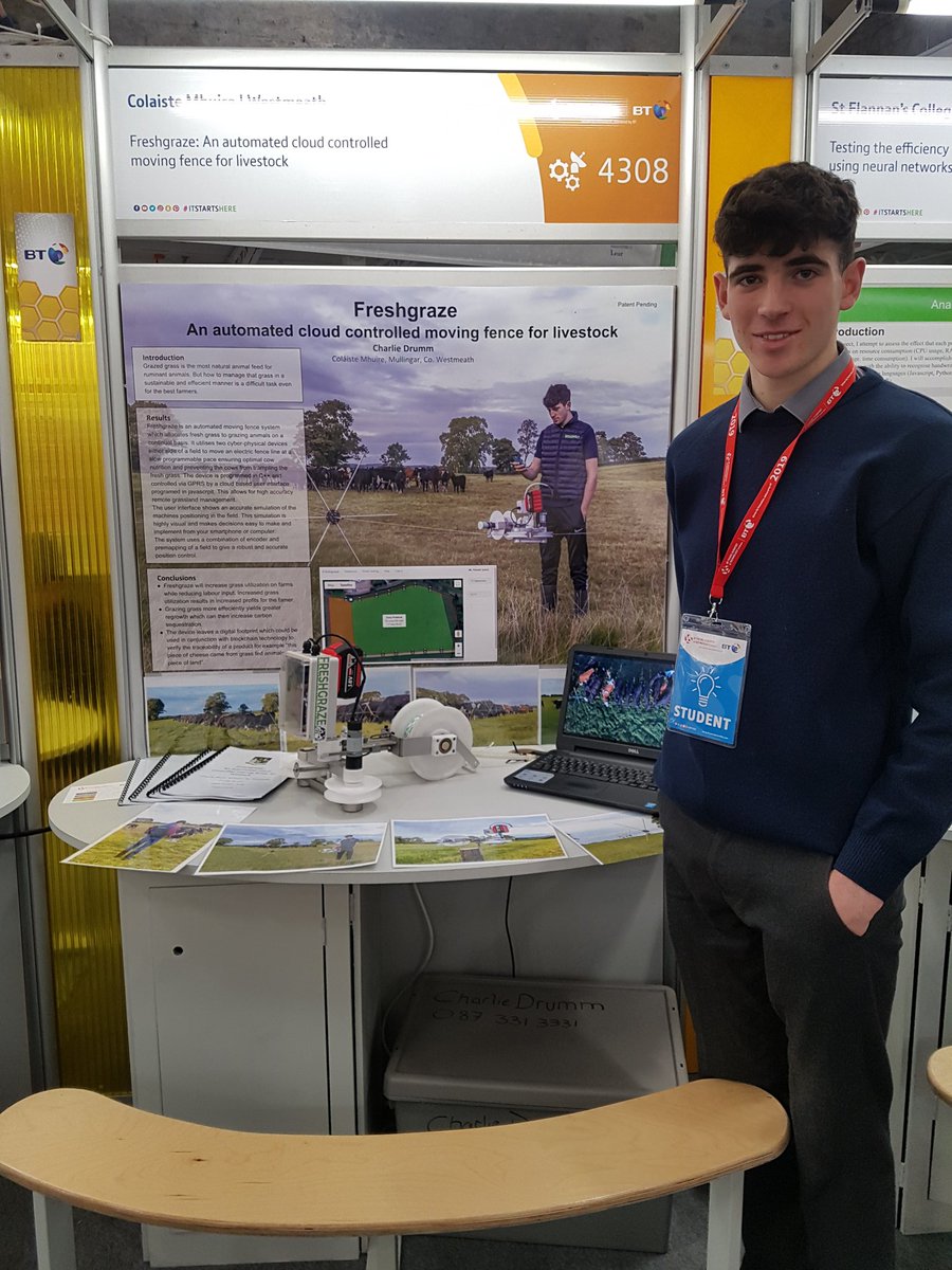 ColaisteCoding's tweet photo. We had such an amazing day 1 @BTYSTE cannot wait to see the 1st year students from @CbsMullingar who are coming to visit today! #itstartshere #BTYSTE2019 #BTYSE #stem #TeamBTYSE https://t.co/EgBSAW9ZYB