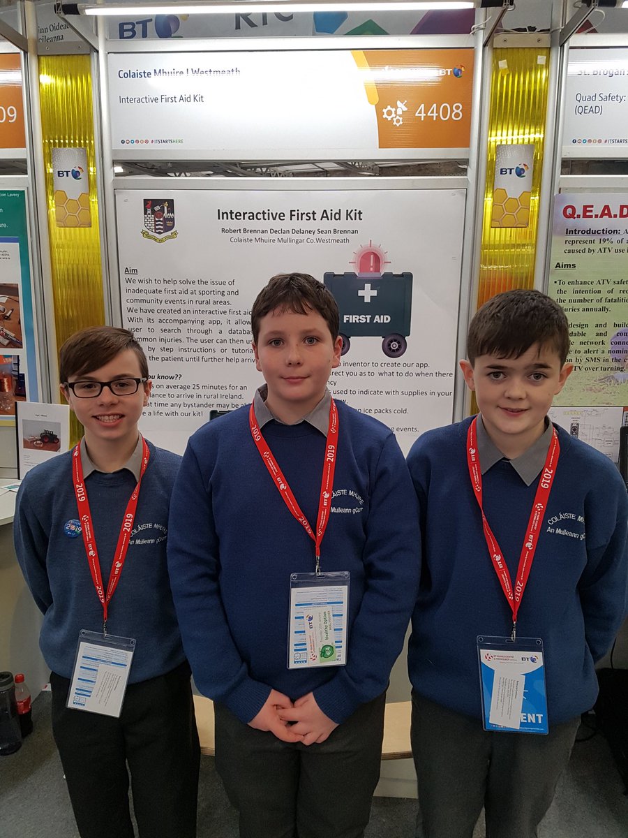 ColaisteCoding's tweet photo. We had such an amazing day 1 @BTYSTE cannot wait to see the 1st year students from @CbsMullingar who are coming to visit today! #itstartshere #BTYSTE2019 #BTYSE #stem #TeamBTYSE https://t.co/EgBSAW9ZYB