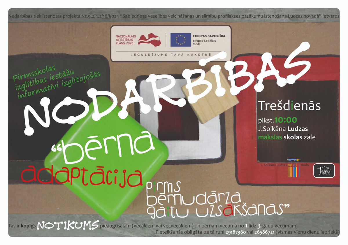 JSLudzaMS's tweet photo. ... bet pati "skoliņa" kļuvusi par projekta sastāvdaļu, kuram virzību un vadību ir uzņēmusies biedrība "Teātris azotē" ar mājvietu - J.Soikāna Ludzas mākslas skolā. https://t.co/Fo5jELmGBV