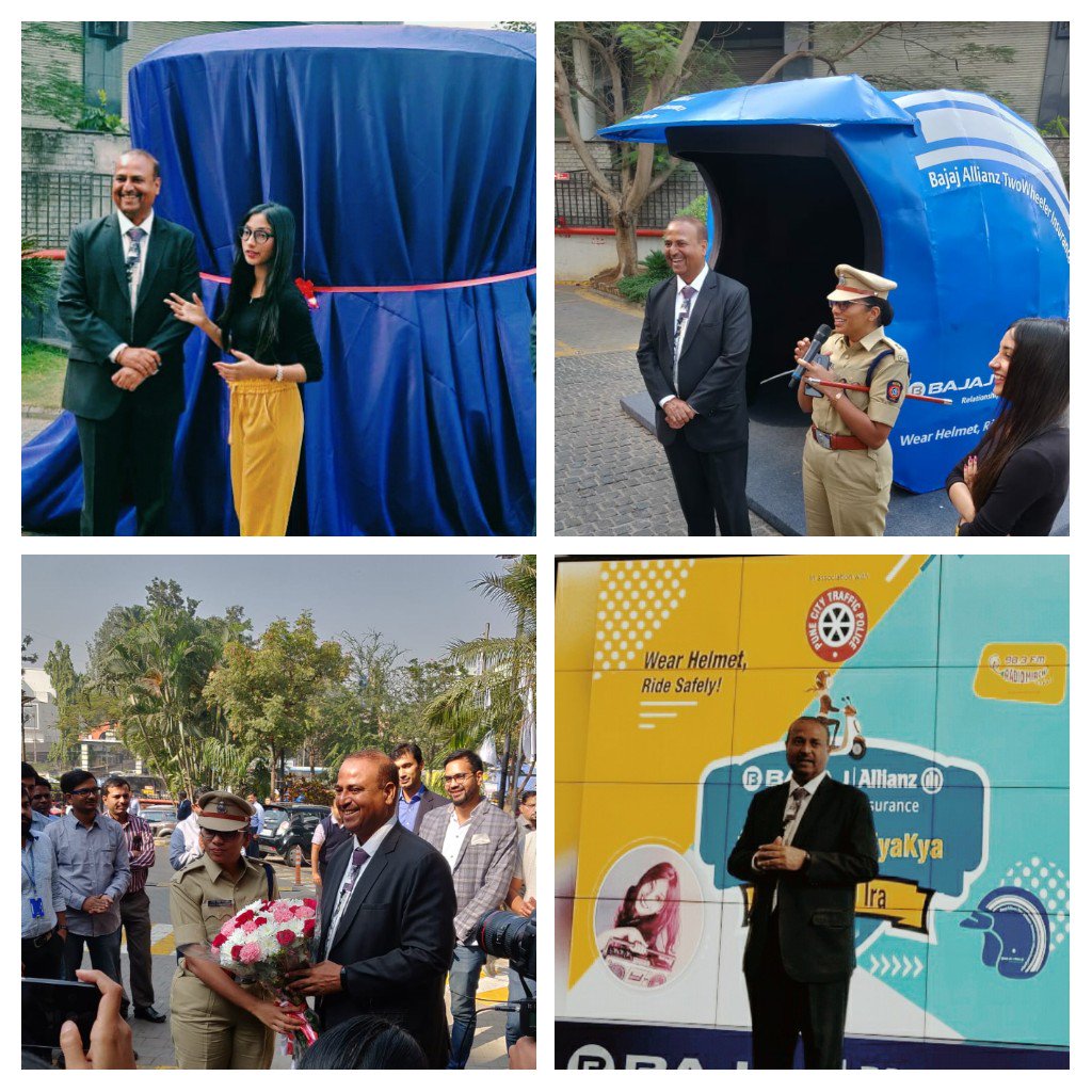 tapansinghel's tweet photo. Collaborating with Pune Traffic Police and Radio Mirchi for raising public awareness on the importance of wearing a helmet, since such small preventive measures can make a big difference to saving human lives! #HelmetLooksGood #ProtectionLiyaKya
#StaySafeStayInsured https://t.co/DwDLAEZFFM