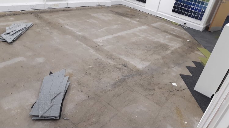 lisamacjfloors's tweet image. Out with the old, in with the new!! New look @InterfaceInc showroom #Bristol from Monday! Watch out for updates of final installation pictures and relaunch open night! #modularflooring