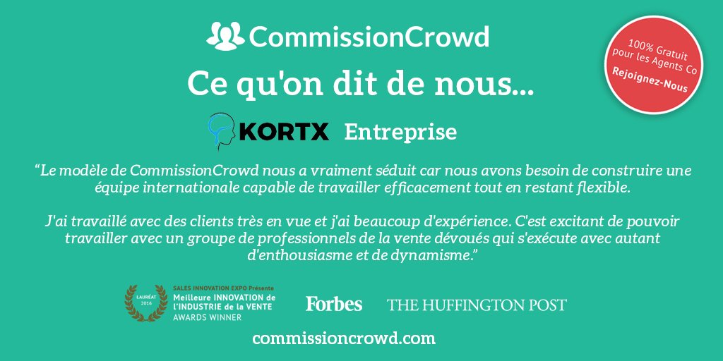 CC_Francais's tweet photo. Voici ce que les entreprises utilisant CommissionCrowd pensent de nos services ! 
Voir plus d'avis ici: https://t.co/spZaqDiKf0 https://t.co/DNzSjzA365