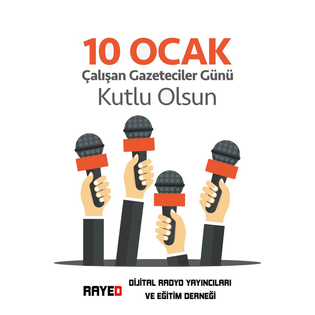 rayedorg's tweet photo. Haberleri kamuoyuna, doğru, tarafsız ve hızlı bir şekilde ulaştırmak için özveriyle çalışan gazetecilerin #10OcakÇalışanGazetecilerGünü 'nü kutlarız. https://t.co/vqu4m2zIll
