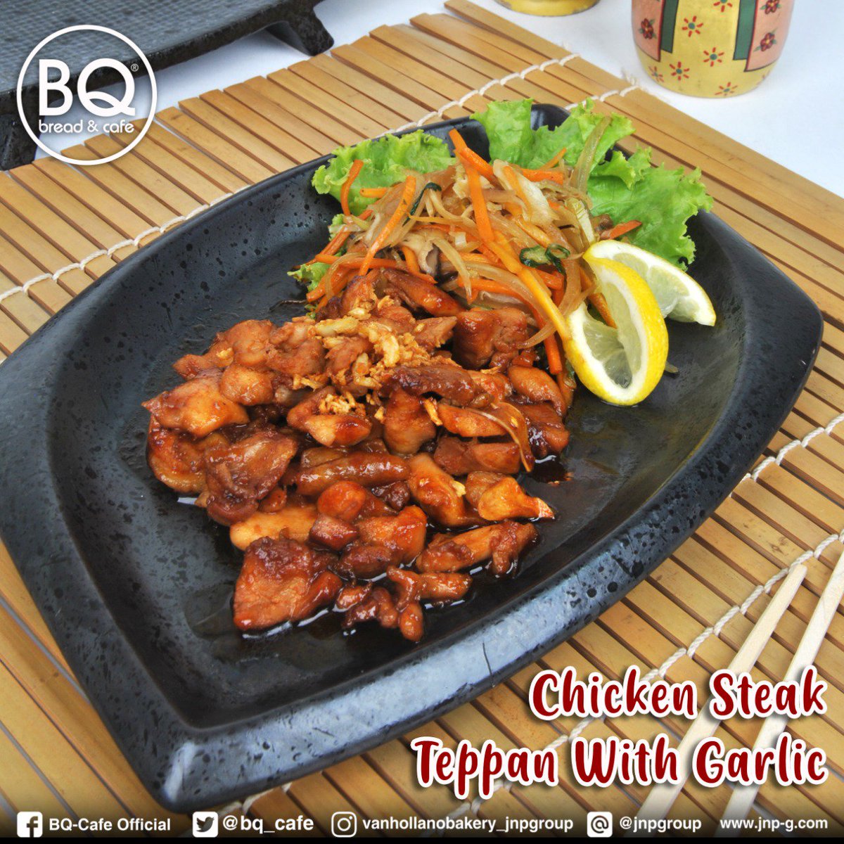 bq_cafe's tweet photo. Jam segini laper.? memang sudah waktunya makan siang BQ Lovers.!
Boleh yuk cobain mkn Chicken Steak di BQ Cafe..!!
Lebih seru lagi kalo makannya rame2 bareng temen / keluarga BQ Lovers.
Dengan suasana Cafe yg begitu nyaman, bakalan buat kamu tetap betah deh, lama" di BQ Cafe. https://t.co/T8HqIwJhg4