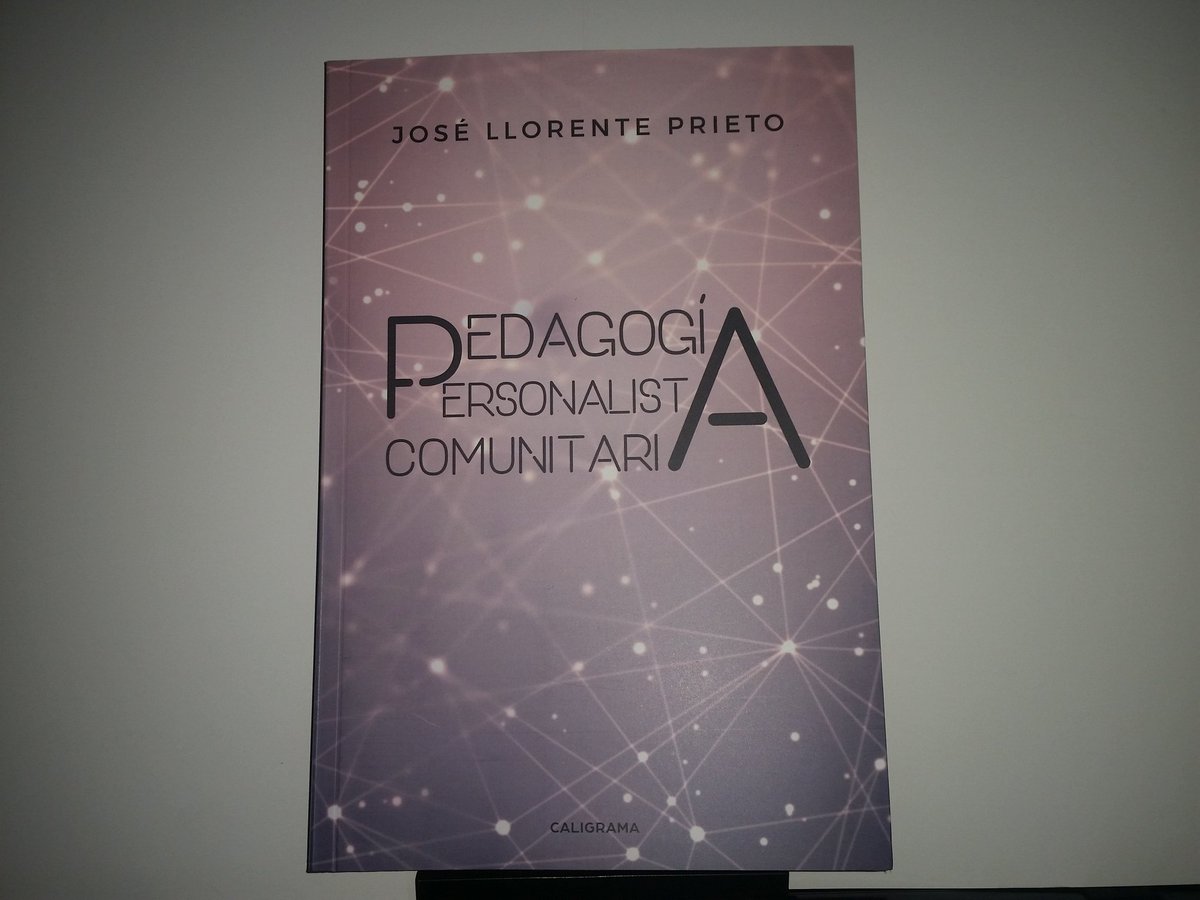 Ya a la venta en las principales plataformas digitales (amazon, agapea,...) nuestra primera publicación pedagógica en formato libro. PEDAGOGÍA PERSONALUSTA COMUNITARIA. La cual presenta una forma de sociedad, pedagogía y política educativa transformativa.