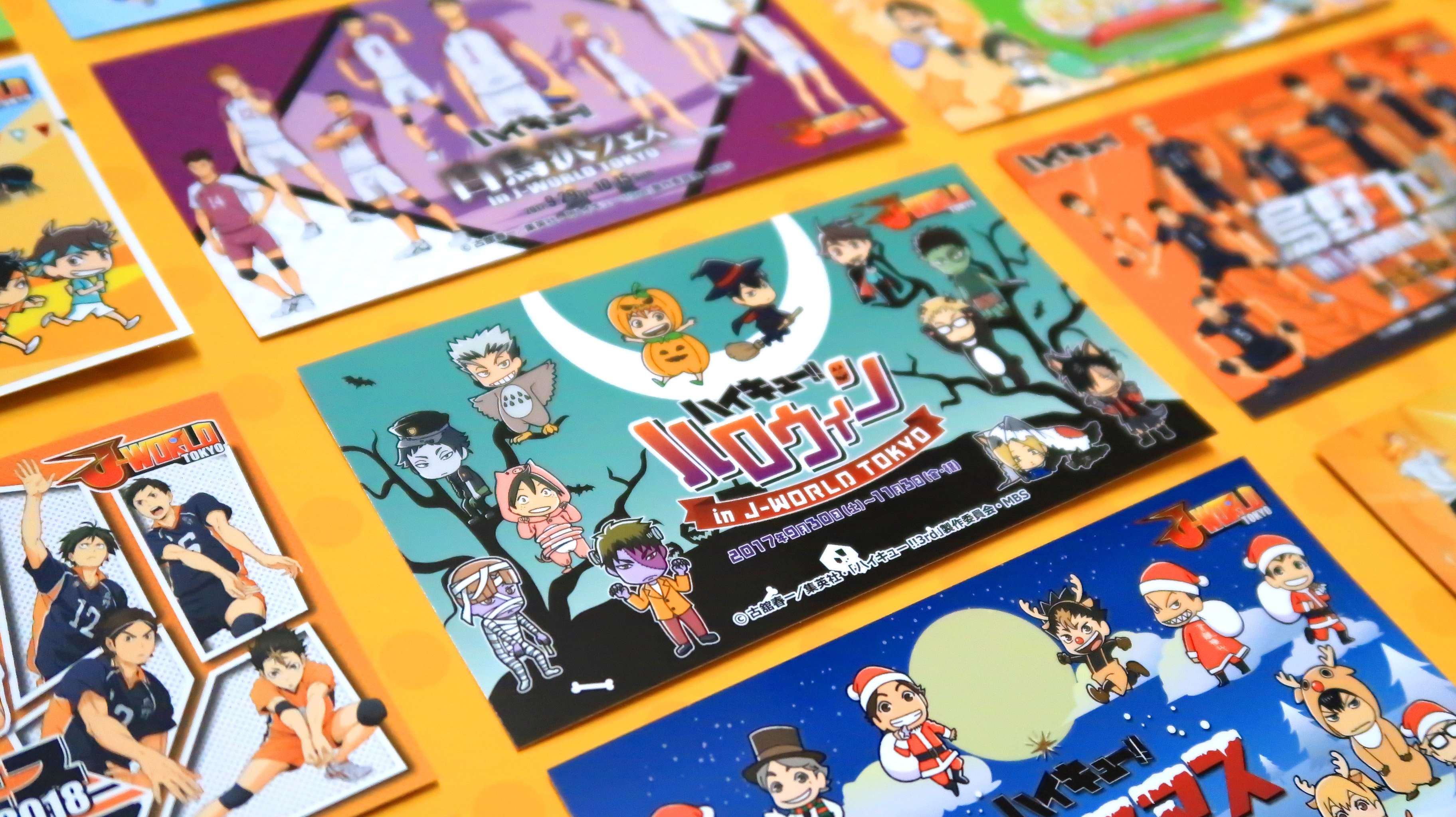 J World Tokyo ハイキュー In J World Tokyo 新たな 頂の景色へ キャンペーン は 明日1 11 金 から J Worldで開催したイベントのビジュアルを展示 さらに ハイキュー エリアのミニアトラクションを5回券で利用した方にイラストシートを1枚