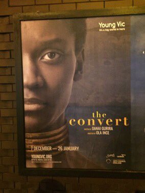 colinsalmon24's tweet photo. This is a spell binding show. Writing, performances and design. The future is bright where the future is excellence. #TheConvert @youngvictheatre @letitiawright   @DanaiGurira #OlaInce @PaapaEssiedu @ivannojeremiah @kwamekweiarmah https://t.co/JzGB4dYMnv