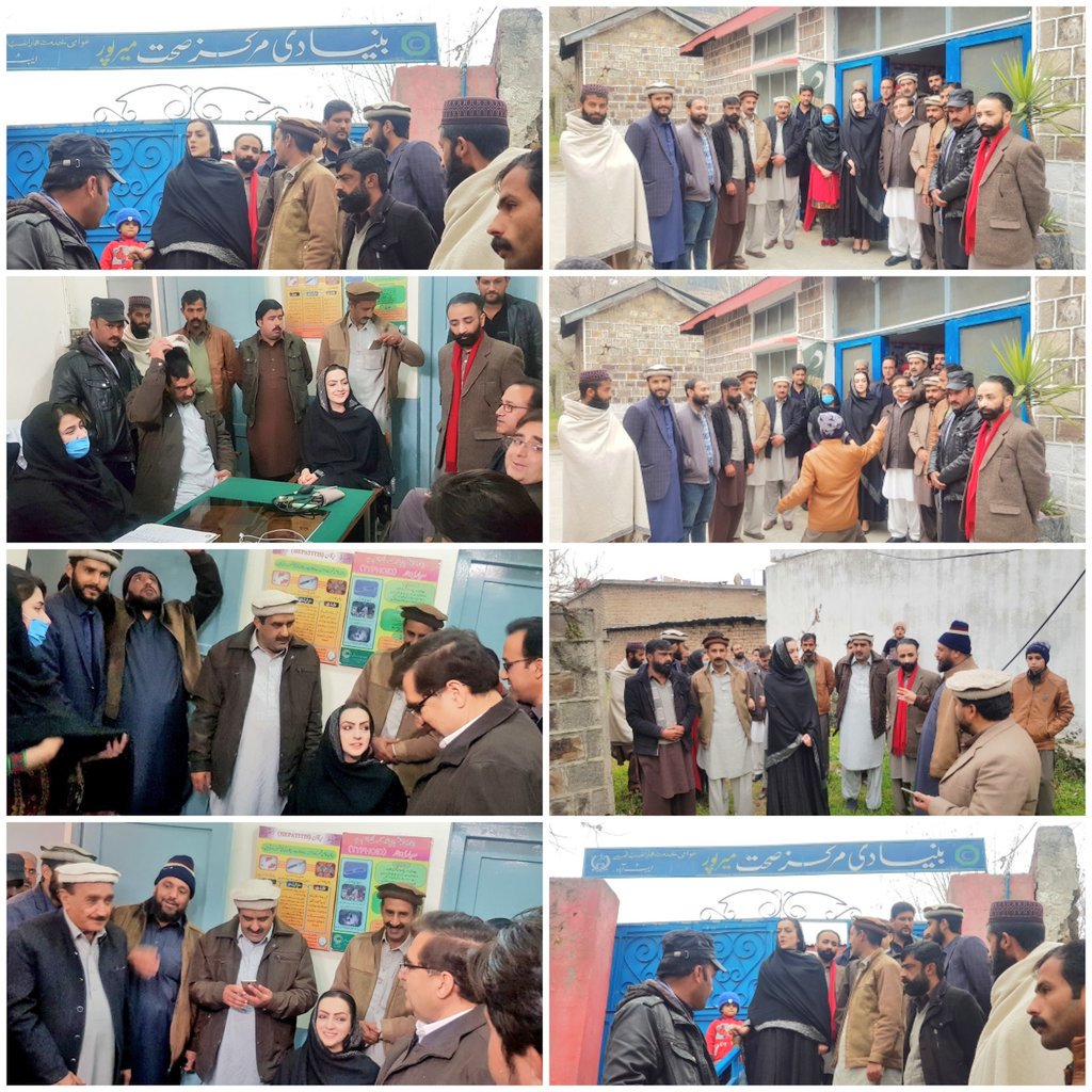 MominaBasit1's tweet photo. میرپور بی ایچ یو کا ہنگامی دورہ ،حالات زار دیکھ کر ملازمین کے رہائشی کوارٹرز سمیت بی ایچ یو کی مرمتی کے لیے پہلے مرحلے میں 10 لاکھ روپے کا فنڈ دینے کا اعلان کیا. اس موقع پر عملے نے تفصیلی بریفنگ دی.عوامی مفادات کی خاطر تمام مسائل کو حل کروانے کی یقین دہانی کروائی_
#KPKUpdates https://t.co/Y5liTZOalw