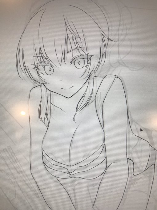 ラスト1枚線画に突入 