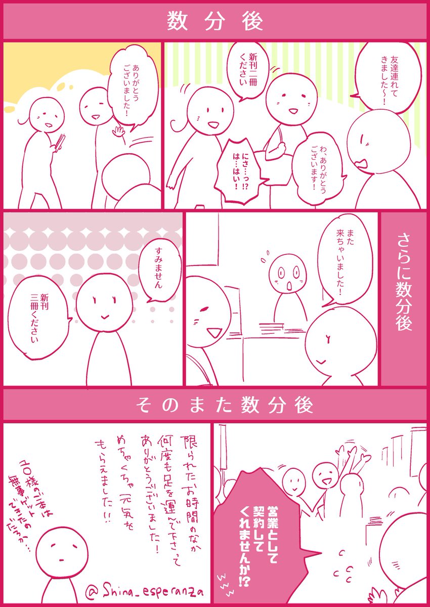 冬コミの思い出☺️いつも以上に「この本で大丈夫か？」って思いながらの参加だったけど、改めて「好きなもの描いていいんだ！！」って気持ちにさせてもらいました！御本人の目に届くか分からないけど、めちゃ楽しかったです。ありがとうございまし… 