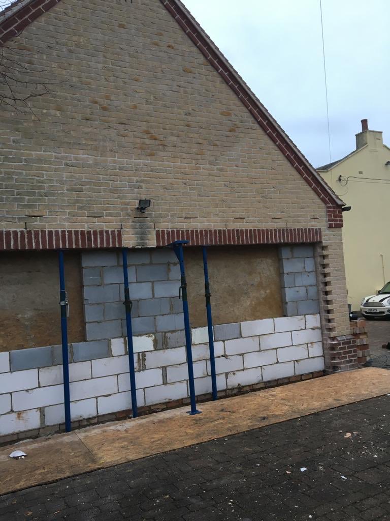 Conversion works are well underway by our team on another MG project. This double garage is being converted into living accommodation incorporating a Lounge, Kitchenette, WC, new staircase and a first floor En-suite bedroom.