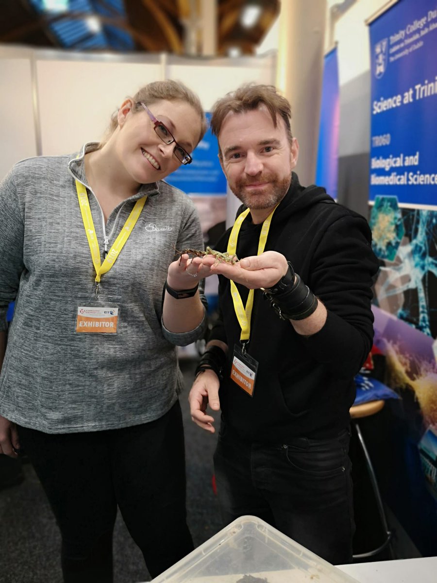 TCD_Science's tweet photo. We are all set for the @BTYSTE today. Drop over and say hello to our staff (and friends). #ThinkTrinity #ItStartsHere @RosieCarroll10 @collieennis @TCD_Chemistry @TCD_physics @TCD_NatSci https://t.co/9EPfmpbtF8