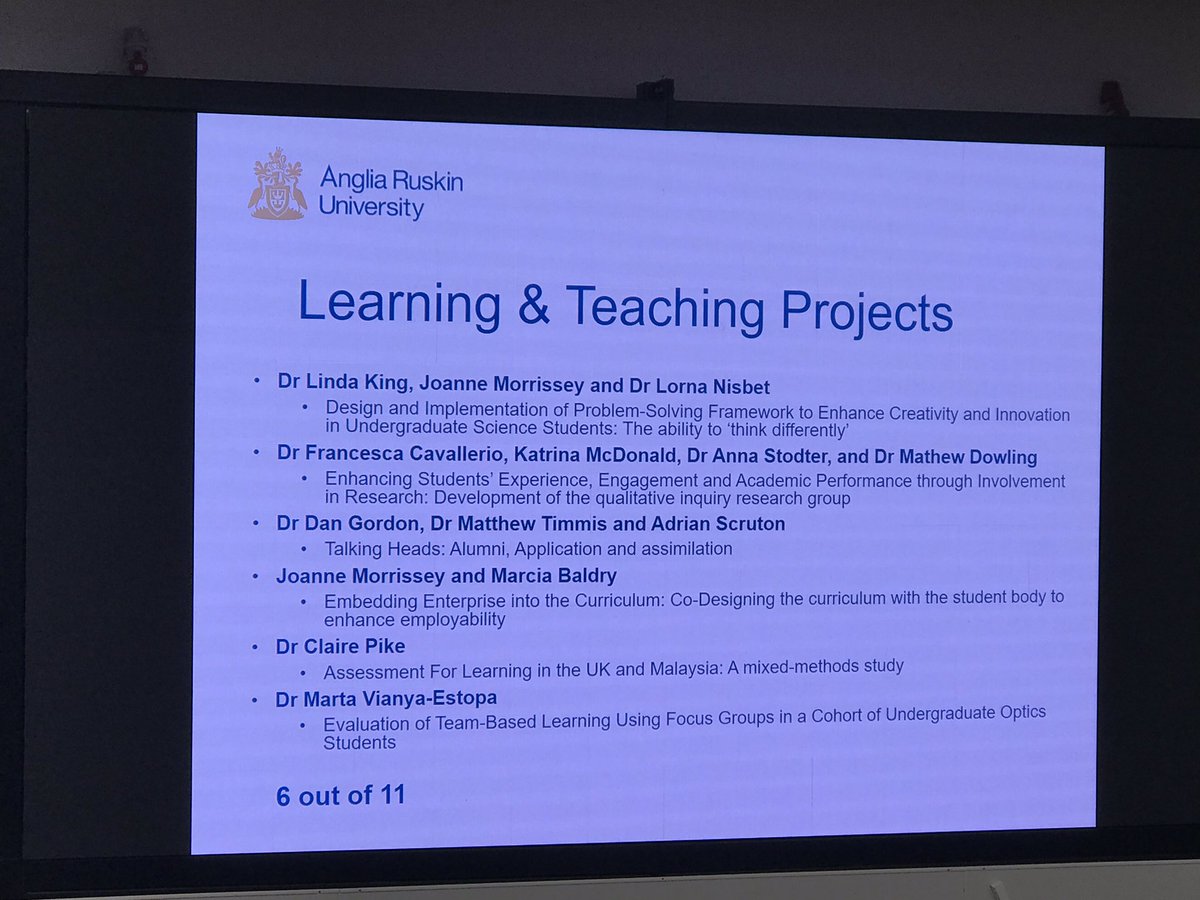 ElaineAGBrown's tweet photo. Celebrating @AngliaLTA projects in @ARU_fse #FSElta #FSErocks https://t.co/ifWMCP4dqO