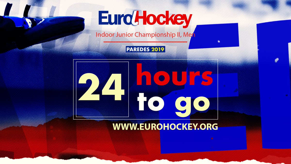 ParedesEH2019's tweet photo. 24 hours remaining for the beginning of Eurohockey Indoor Junior Championship II Men. 

Paredes, Portugal 🇵🇹, will feel the magic of field hockey! 🏑

#Eurohockey #EHI2017 @eurohockeyorg https://t.co/eAlXN9jIm6