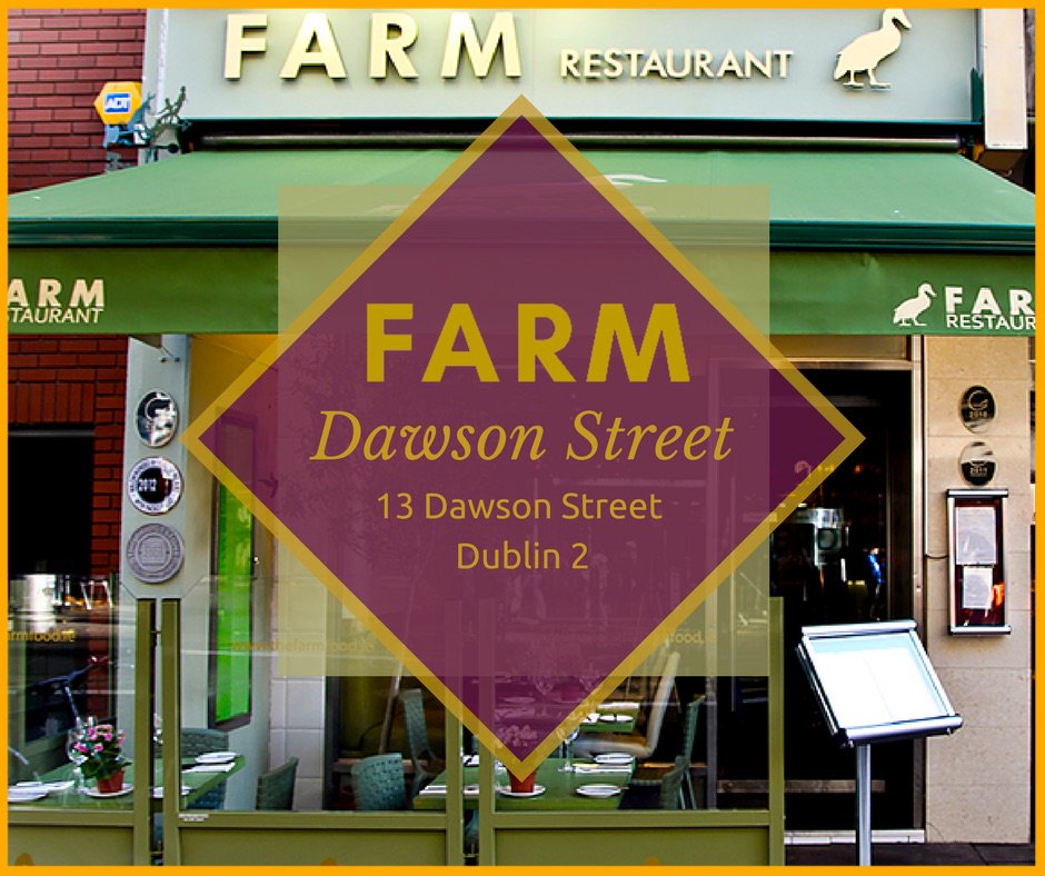 We're open for Lunch from 12pm! #FarmRestaurant #DawsonSt #Dublin #AlwaysGreatFood
Online Bookings --> goo.gl/JGsQft