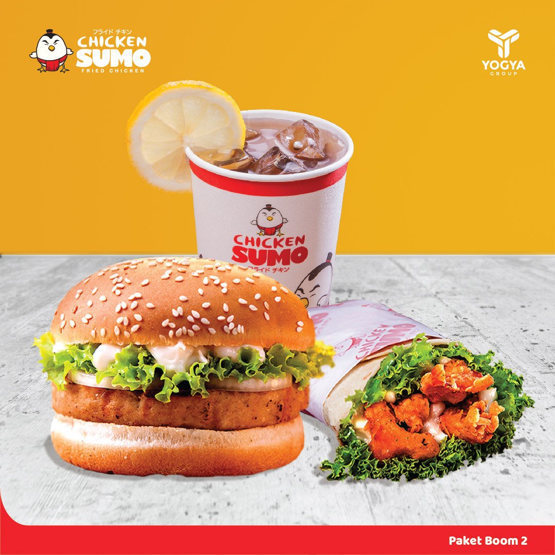 chicken_sumo's tweet photo. Buat kamu yang lebih suka daging ayam, boleh coba nih Paket Boom 2! Rasa nikmat, kenyang mantap!
#Chickensumo #Paketboom2 #Chimolovers #Yogyagriya #buzzforfood https://t.co/R5hot4C8Qb