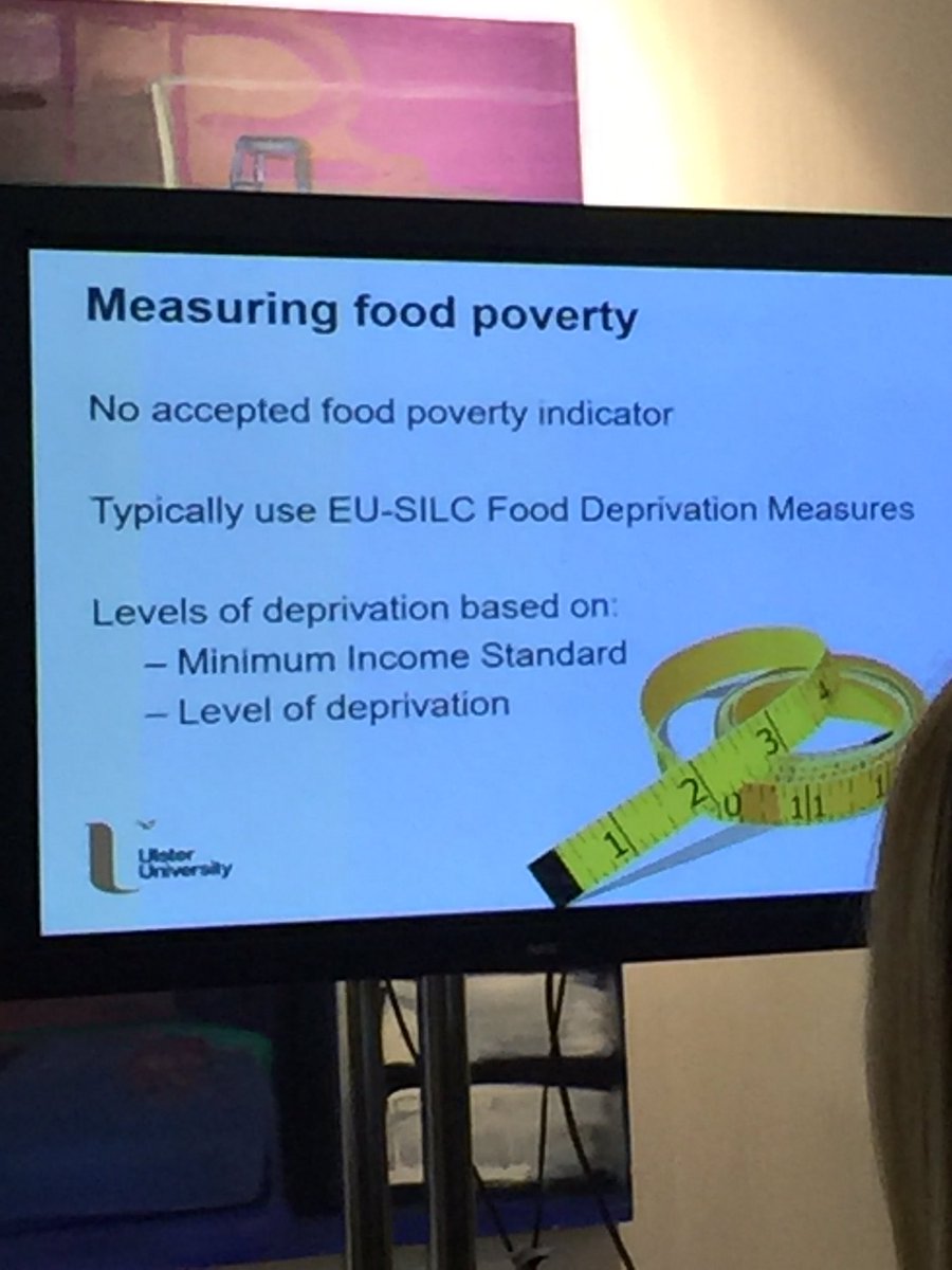 #FoodPovertyUUBS 18% living in relative poverty in NI