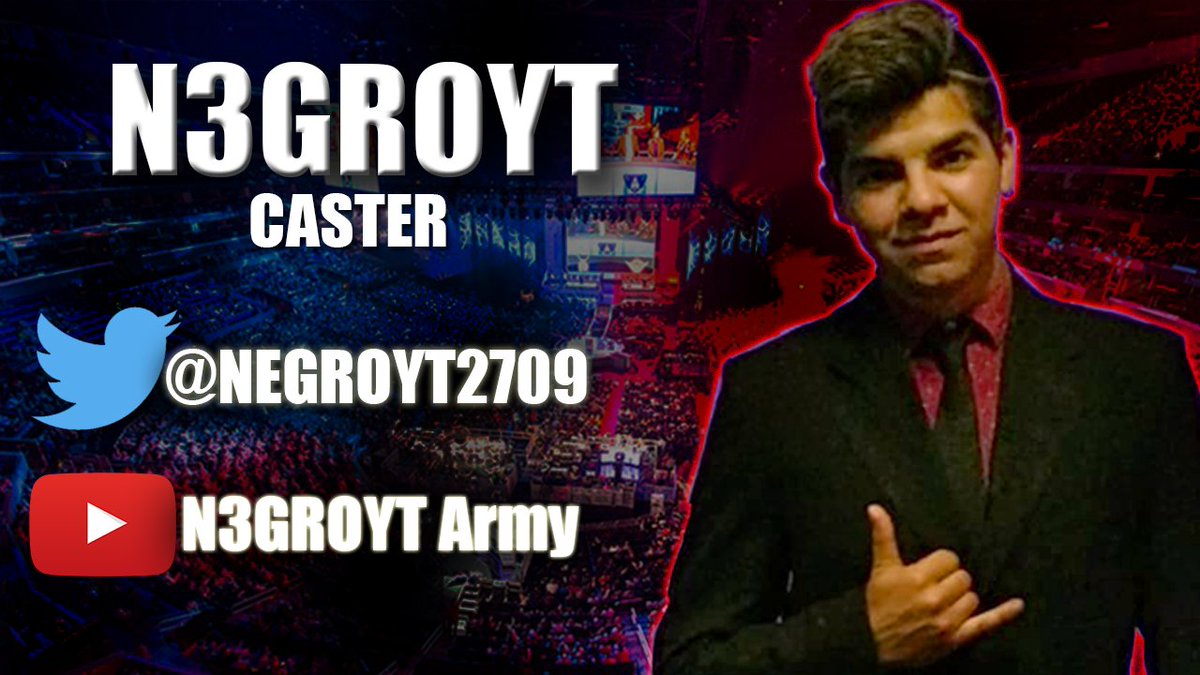 ⚠️@NEGROYT2709⚠️
Formará parte del equipo de 
Casters de la #ChampionsLeague 
Bienvenido 
Podeis visitarlo aquí 
youtube.com/channel/UCK5O6…