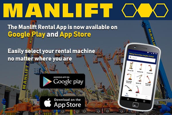 manliftgroup's tweet photo. At #Manlift, 2019 begins with something special. We are proud to launch our powered access rental app! 

Download Now:

Google Play: https://t.co/lAJZ9JjlHm
Apple iOS App Store: https://t.co/IQlzugI8dH https://t.co/eYNJS2DZb0