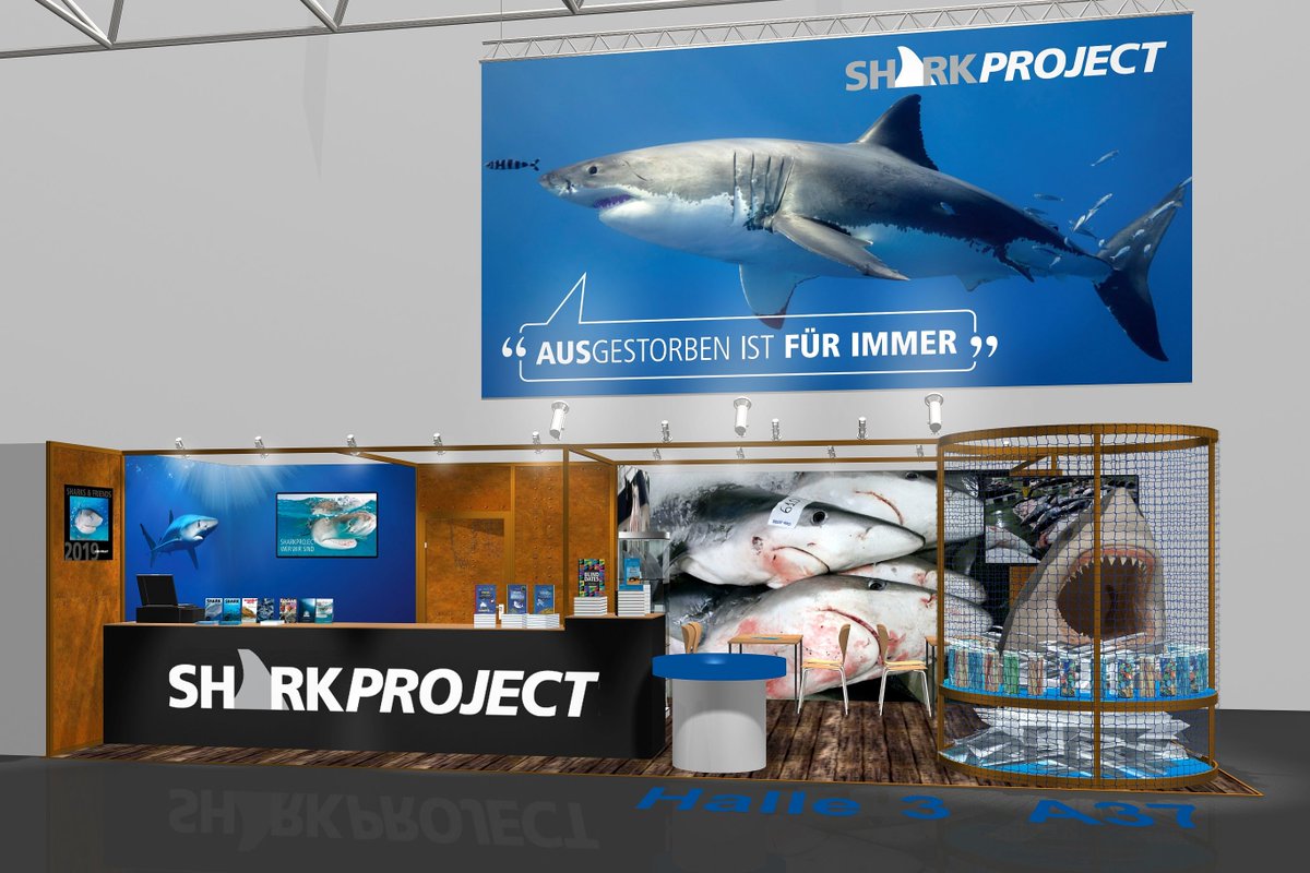 SharkprojectD's tweet image. Sharkproject auf der 50. "boot" vom 19.-27.01.2019 in Düsseldorf, Halle 3, Stand A 37. 
Unser Motto: "Ausgestorben ist für immer" - es ist einfach falsch, wenn Arten ausgerottet werden - und für den Menschen nachteilig.

#sharks #nonstopboot #ausgestorbenistfürimmer #aifi