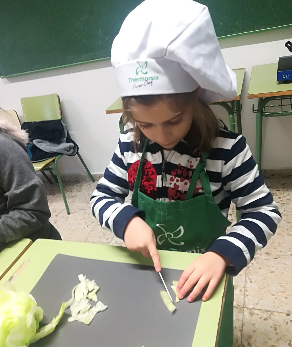 CreaChefSegovia's tweet photo. Para iniciar talleres una ensalada templada ligerita 😏 #tallerescreachef https://t.co/WxvB9kNctN