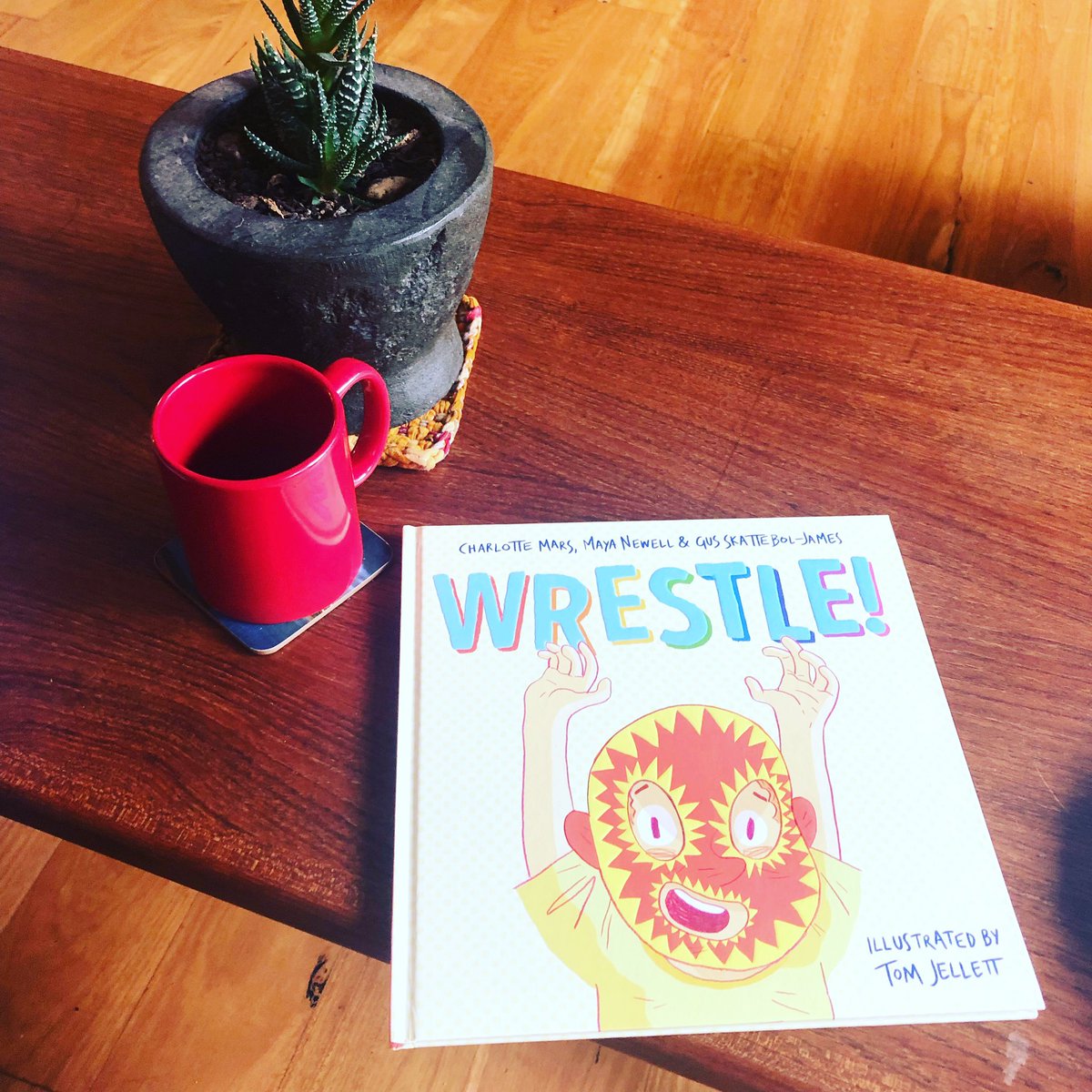 Stoked to receive a copy of #Wrestle, by Gus Skattebol-James, Maya Newell & Charlotte Mars. Inspired by @gaybybaby this lovely kids book features a #queer family getting ready for #SydneyMardiGras. Buy it for all your friends with kids! @AllenAndUnwin