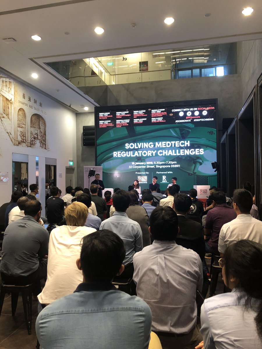 EllyMooQ's tweet photo. Solving MedTech Regulatory Challenges. “If you don’t know your requirements; your competitors definitely do, and will report you” 🤣 so true. #asiancentury #medtechasia #sginnovate https://t.co/3cN5lTtqKh