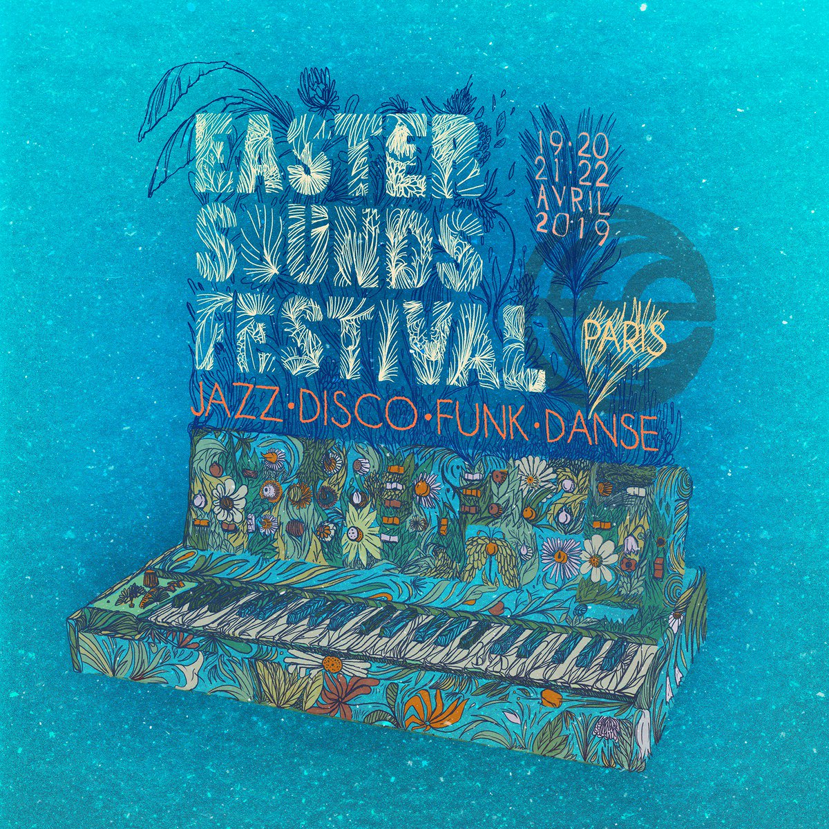 EasterSounds's tweet photo. J-99 avant la troisième édition du Easter Sounds Festival qui aura lieu à Pâques les 19, 20, 21 et 22 avril prochain ⏳
Le programme complet arrive très bientôt 🙃

🎨 @Mar0ne https://t.co/PAts9e4BSD