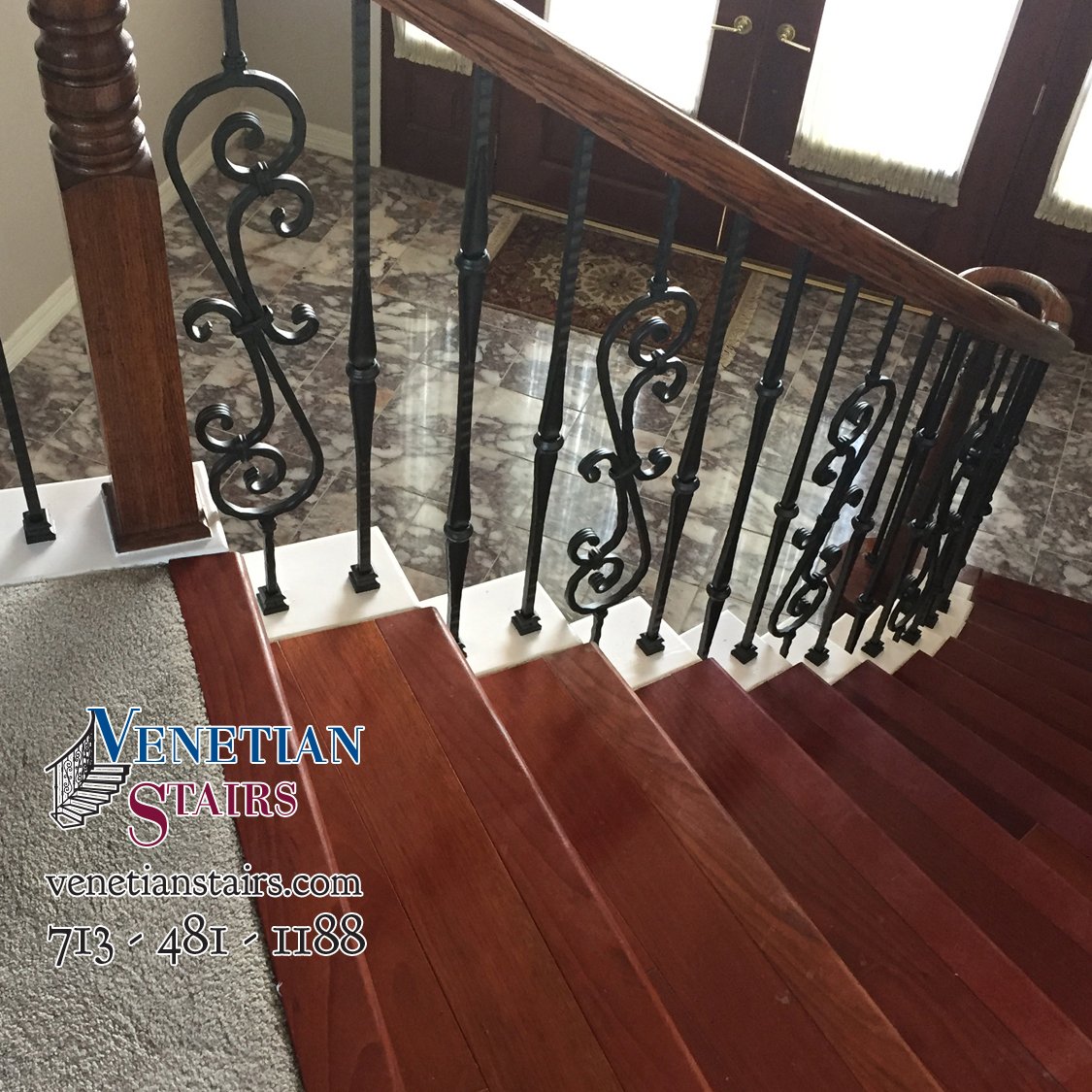 At the Dalcour residence, a full baluster swap and stair remodel

venetianstairs.com/the-dalcour-re…

#wroughtiron #ClassicDesign #InteriorDesign #stairs #homeinspo #homeideas #remodel #StairSteps #StairDesign #HoustonHome #HoustonInteriors #HoustonDesign #HoustonIron #HoustonStairs