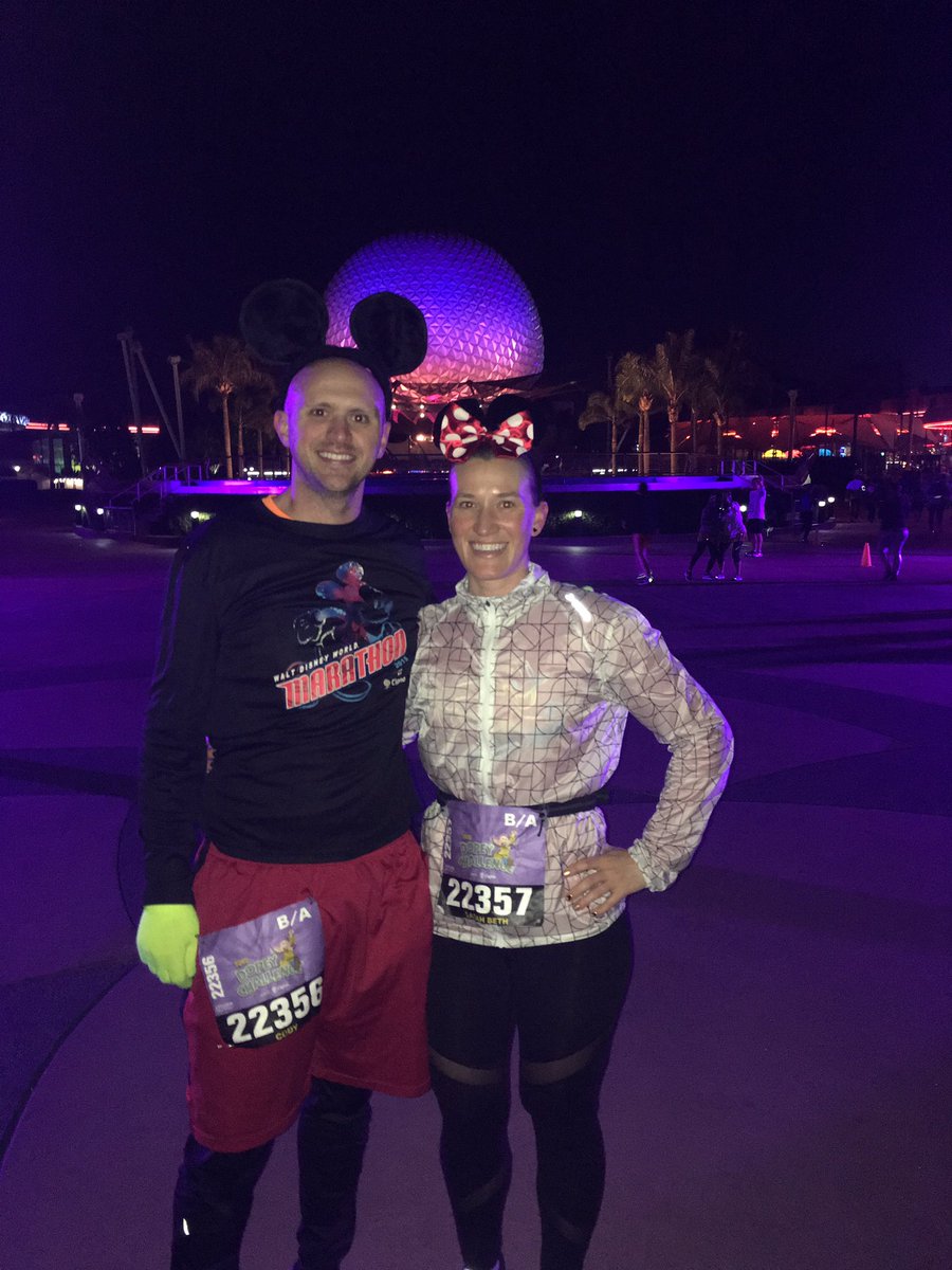 SarahBethHens's tweet image. ✅5K
Had an amazing morning running through Epcot for the #WDW5k. On to the 10K tomorrow! #WDWMarathon #DopeyChallenge