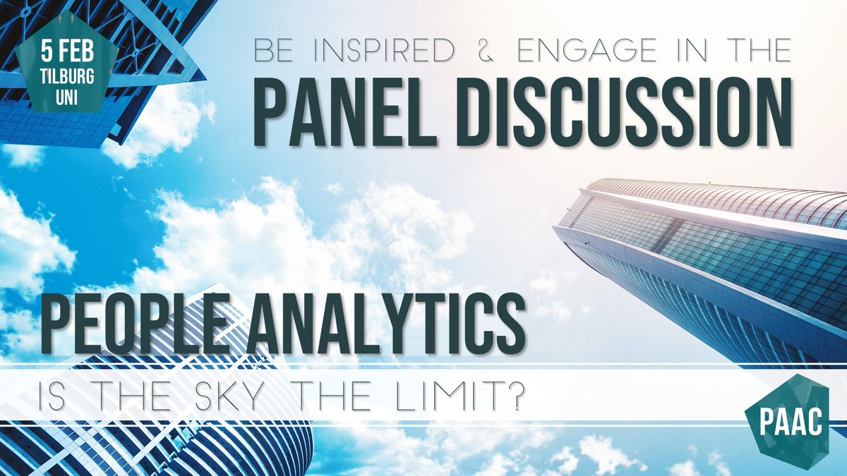 PAAConference's tweet photo. Get inspired by #experts &amp; participate in the #panel discussion with the following themes:

• HR as limitation for #PeopleAnalytics
• Analytics for individual and social-well being
• #Privacy (GDPR/ethics) 

State the question you want to see answered when buying your ticket! https://t.co/gxN5o9Ie0a