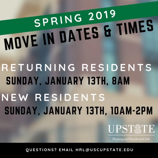 USC Upstate Housing tweet media
