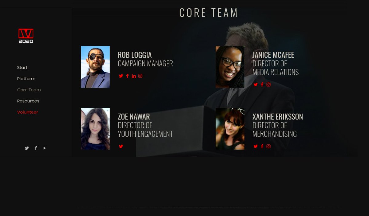 Crypto_Nymph's tweet image. Very proud to be part of the McAfee 2020 Team! @Loggiaonfire  @officialmcafee  @theemrsmcafee  @yungkitty404 
McAfee2020:  mcafee2020hq.com/index.html?fbc…