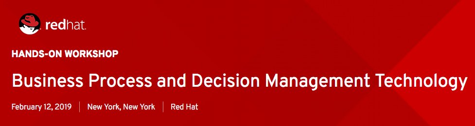 Please join @1Vizuri and @RedHatPartners on February 12th in NYC for a Hands-on Workshop using Process and Decision Management technologies. Come learn about how Knowledge Management sets the foundation for your transformational efforts.
Register here: https://red.ht/2H4NuOt