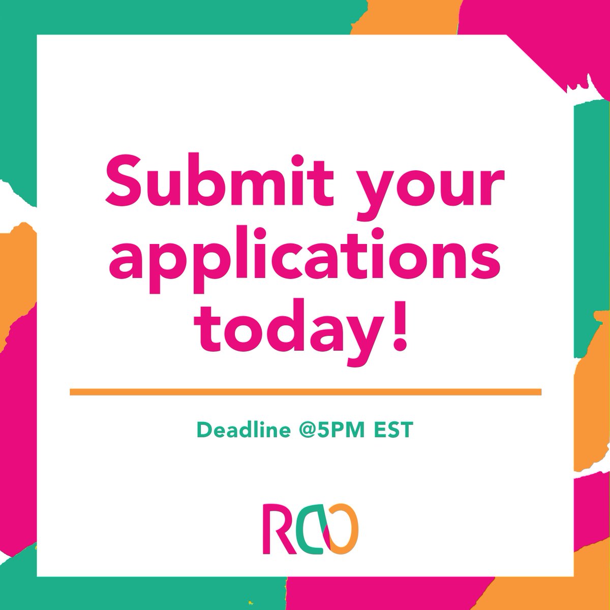 Don't forget to get your RDC application in by 5 pm EST. We can't wait to see your creativity shine through! #rotmandesignchallenge