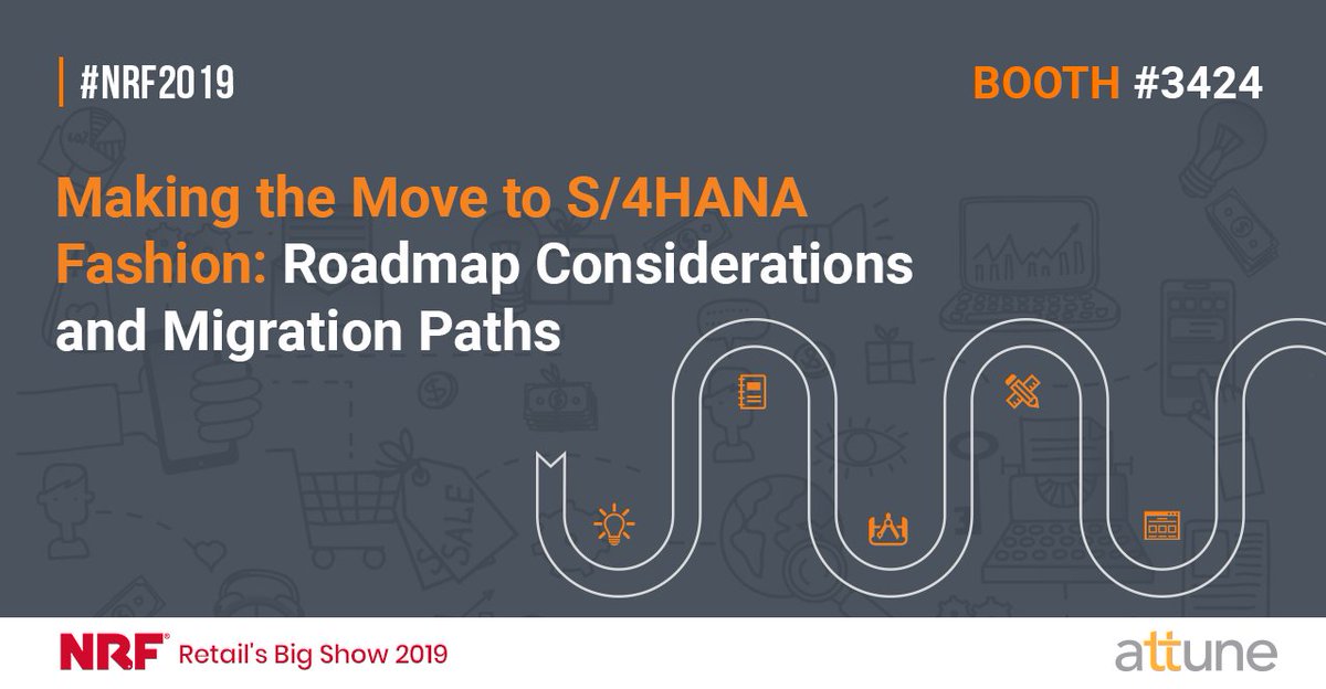 attune_Global's tweet photo. What's the best approach to #S4HANA #Fashion based on your current IT landscape? We're sharing our insights at #NRF2019. Swing by our booth to meet our experts. https://t.co/KwdNzxGKIl #retail https://t.co/CgLIKEBrR1