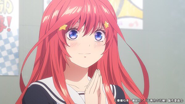Tvアニメ 五等分の花嫁 公式 放送まであと50分 Tvアニメ 五等分の花嫁 第1話放送まであと50分 Tbs 1 33 5分押し 中野五月 いつき Cv 水瀬いのり 五つ子の五女 真面目で姉妹の中で一番の頑張り屋だが その結果が中々出ない不器用な