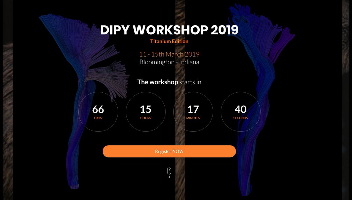 dipymri's tweet image. @dipymri has opened up the registrations to the DIPY Workshop. Visit workshop.dipy.org to register and book your spot! @IUSICE @IUBloomington @NIH #python #imaging #neuroscience #MachineLearning #MedicalResearch #MRI