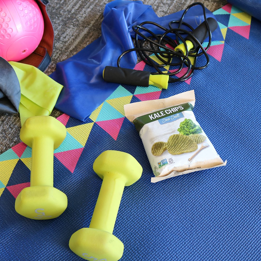 If being excited for the workout is too much to ask, you can at least be excited about the snacks