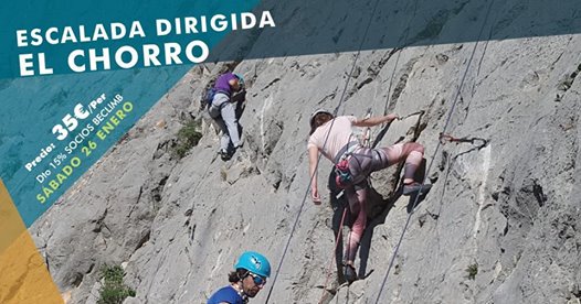 beclimbcenter's tweet photo. ⚠️Sábado, 26 de enero de 2019 de 9:30 a 15:30 ⚠️
📢Escalada Dirigida - El Chorro 

Más info 👇
https://t.co/0ajtJnUM1L

Apúntate 👉https://t.co/RgfpgcAbdF 👈
#beclimbcenter #salidasoutdoor #escaladadirigida #elchorro #Montana #outdoors #beclimbshop https://t.co/gWp3KgEEpT