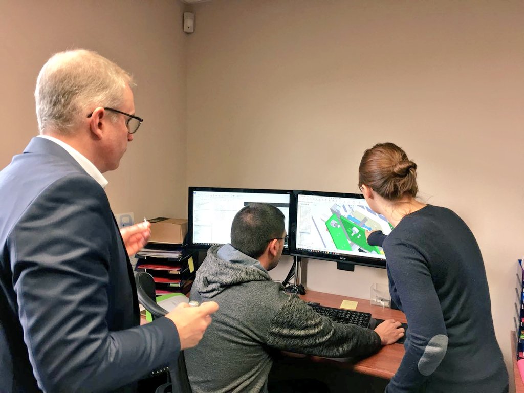 auroreberge's tweet photo. Notre industrie a de l'avenir ! 
Merci à l'entreprise DBA installée à Rambouillet et qui travaille pour nos plus beaux fleurons industriels pour la conception et la réalisation de bancs de tests sur mesure. https://t.co/buUv7UJBIi