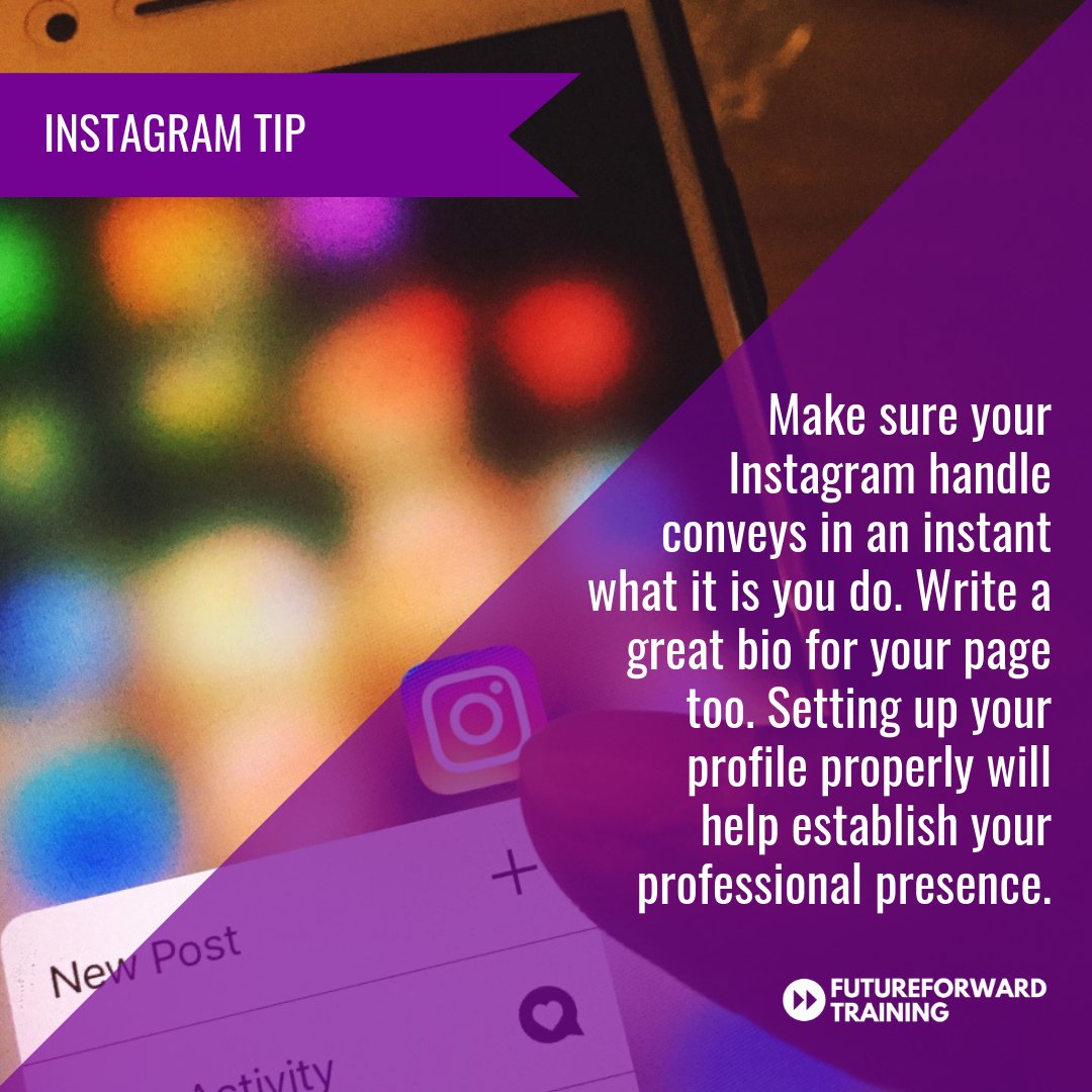 futureforwardme's tweet image. Setting up your #Instagram profile properly is so important!

#digitalmarketing #socialmediamarketingtips