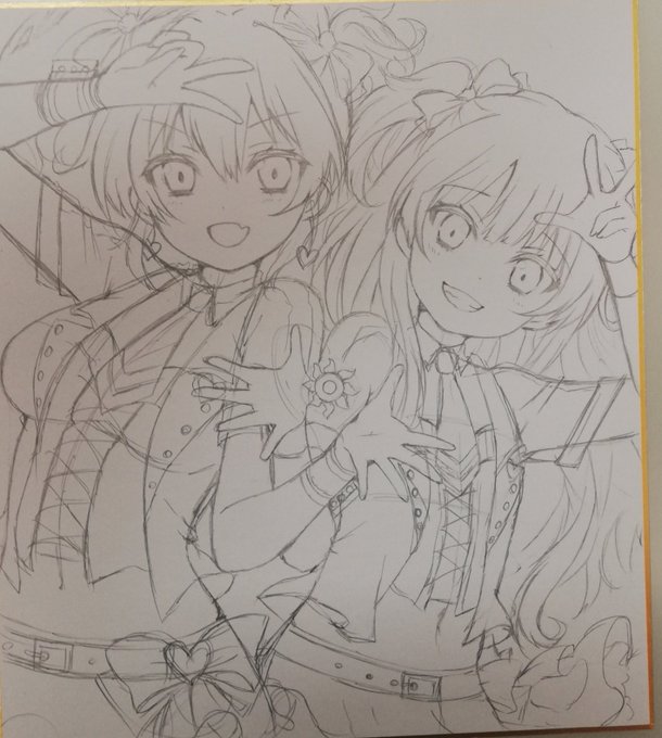 城ヶ崎姉妹描きます!
#アイドルマスターシンデレラガールズ  #城ヶ崎 #コピック 