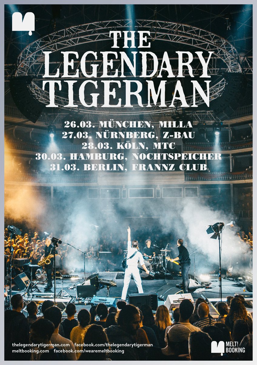 Germany !!! 🇩🇪 ✌🏼🇩🇪
First #GERMANTOUR is about to happen!!!
Who’s ready for ROCK’N’ROLL?!
See you all soon!
🔥👹🔥👹🔥
Get your tickets now: goo.gl/tsLXz8
#TheLegendaryTigerman #Misfit #ontheroad #europeantour