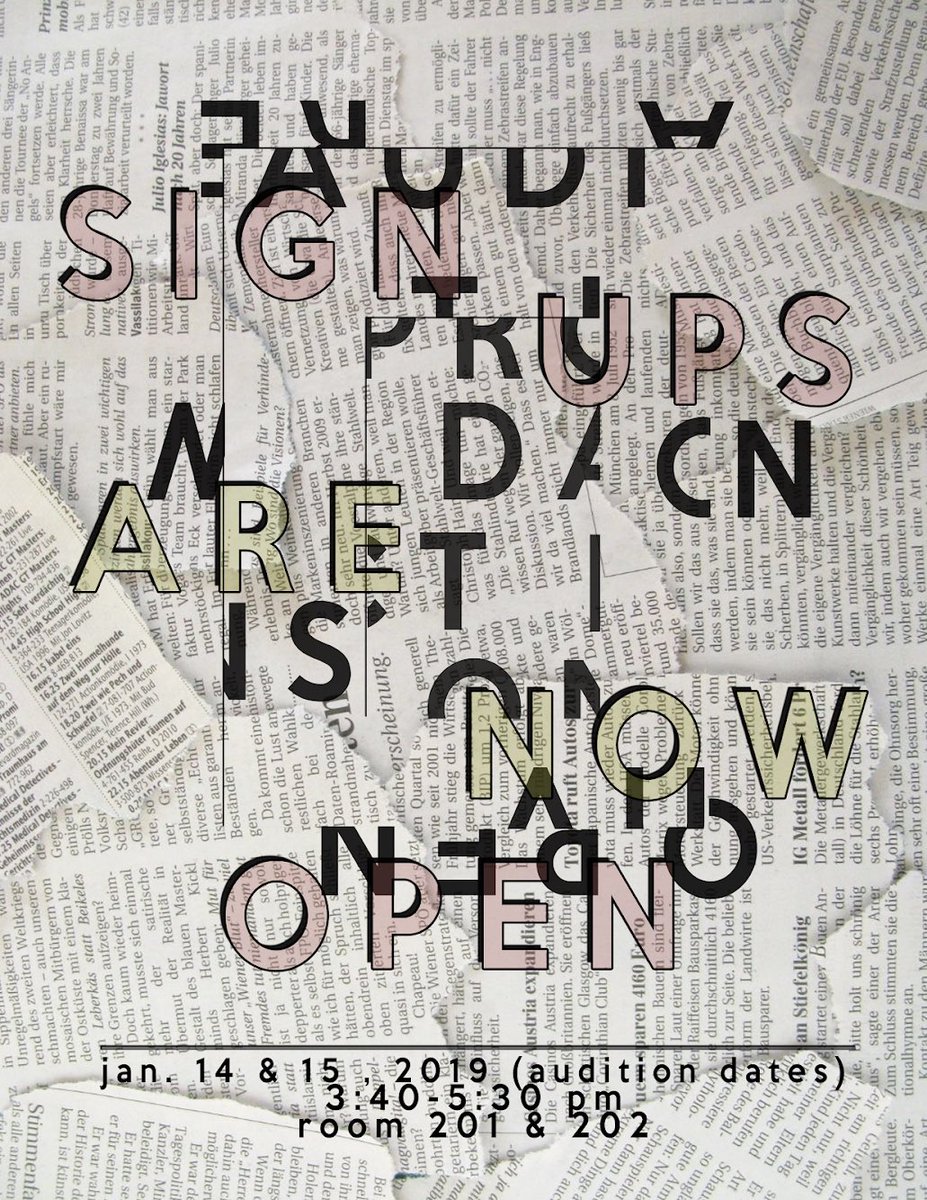 prodACTION19's tweet photo. Can we really break free from the chains of the system? 

Audition Sign-up Form for the 2019 KABALIKATAN Play Production is now up and open to Grades 7 to 11!

Sign up at https://t.co/cIRia4LALe open from January 10 (8PM) until January 13 (5PM) https://t.co/UTg6nAkoIo